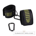Doc Johnson Tactical Ankle Cuffs Black/Green regulowane neoprenowe Doc Johnson