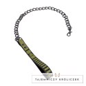 Doc Johnson Tactical Collar & Leash Black/Green - regulowany neoprenowy komplet Doc Johnson