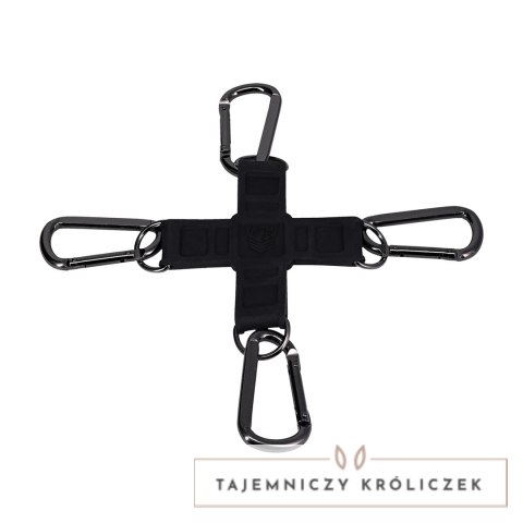Doc Johnson Tactical Hogtie System Black - silikonowy regulator położenia Doc Johnson