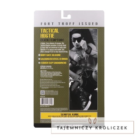 Doc Johnson Tactical Hogtie System Black - silikonowy regulator położenia Doc Johnson