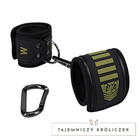 Doc Johnson Tactical opaski nadgarstkowe czarno-zielone regulowane Doc Johnson