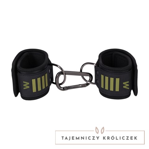 Doc Johnson Tactical opaski nadgarstkowe czarno-zielone regulowane Doc Johnson