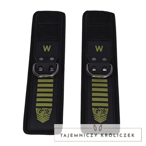 Doc Johnson Tactical opaski nadgarstkowe czarno-zielone regulowane Doc Johnson