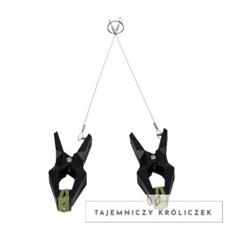 Hardwire Hangers Black/Green - Profesjonalne klamry z szerokimi podkładkami Doc Johnson