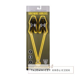 Hardwire Hangers Black/Green - Profesjonalne klamry z szerokimi podkładkami Doc Johnson