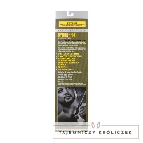 Hydro-Pro System czyszczący z silikonową końcowką, 650 ml, 3 tryby Doc Johnson