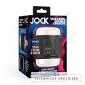JOCK Double Stroker Black - wibrująca maszyna intymna, dwustronna, IPX7 Curve Toys