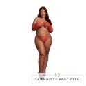 Leg Avenue Opera Gloves Plus Size czerwono-złote brokat XL-4XL Le Désir by Shots