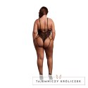 Obsessive Bodysuit Plus Size Black - Model z koronką i regulacją Le Désir by Shots