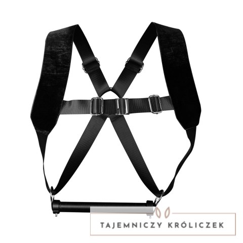 Ouch! Uprząż regulowana skorzana model Black - system mocowań Ouch! by Shots