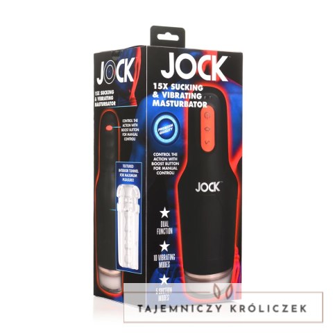XR Brands 15X Black - Automatyczna maszyna intymna z funkcją ssania i wibracji Curve Toys