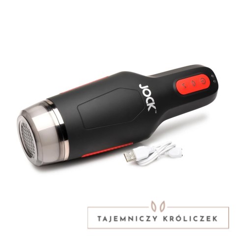 XR Brands 15X Black - Automatyczna maszyna intymna z funkcją ssania i wibracji Curve Toys