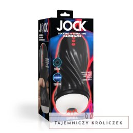 XR Brands Sucking Vibrating System Black - automatyczna maszyna intymna TPE Curve Toys