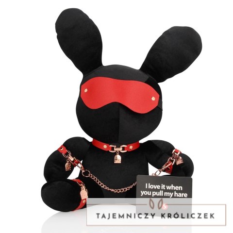 Rimba Rabbit Bondage Velvet Pluszowy Duży Czarny Model Dekoracyjny S-Line by Shots
