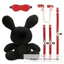 Rimba Rabbit Bondage Velvet Pluszowy Duży Czarny Model Dekoracyjny S-Line by Shots