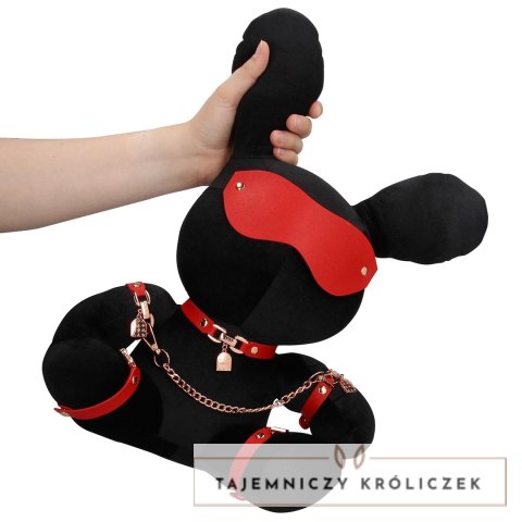 Rimba Rabbit Bondage Velvet Pluszowy Duży Czarny Model Dekoracyjny S-Line by Shots