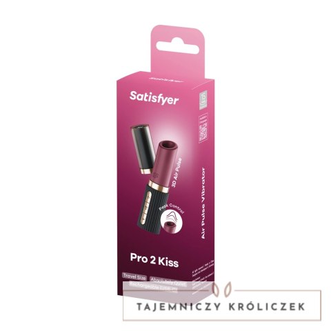 Satisfyer Pro 2 Kiss Air Pulse - kompaktowy model z technologią 4D Satisfyer