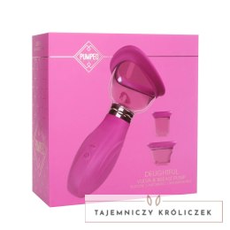 Shots Delightful - Zestaw do stymulacji piersi i stref intymnych, rożowy Pumped by Shots