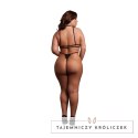 Shots Open Cup Triangle Bra Plus Size z regulowanymi ramiączkami Czarny Le Désir by Shots