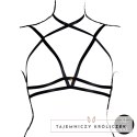 Shots Open Cup Triangle Bra Plus Size z regulowanymi ramiączkami Czarny Le Désir by Shots