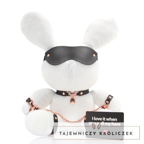 Shots Rabbit Bondage Velvet Pluszowy Duży Biały Maskotka Kolekcjonerska S-Line by Shots
