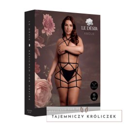 Svenjoyment Harness Body Plus Size z Pasami i Podwiązkami Czarny Le Désir by Shots
