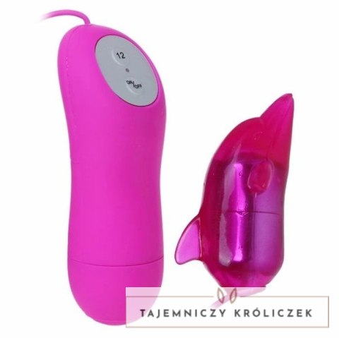 Baile Cute Secret Dolphin 12V - Kompaktowy model liliowy, wodoodporny BAILE STIMULATING