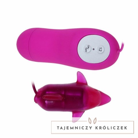 Baile Cute Secret Dolphin 12V - Kompaktowy model liliowy, wodoodporny BAILE STIMULATING