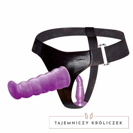 Baile GPoint 17 cm - Liliowa uprząż z podwojną funkcją i regulacją BAILE