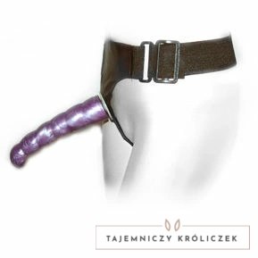 Baile GPoint 17 cm - Liliowa uprząż z podwojną funkcją i regulacją BAILE