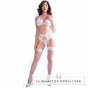 Chilirose CR-4862 Zestaw bielizny koronkowej biały XL - 4 elementy CHILIROSE SETS