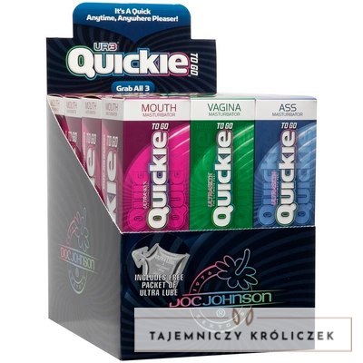 Doc Johnson Quickies To Go ULTRASKYN Zestaw 12 modeli ekspozycyjnych Doc Johnson
