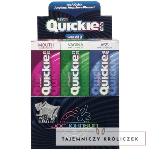 Doc Johnson Quickies To Go ULTRASKYN Zestaw 12 modeli ekspozycyjnych Doc Johnson