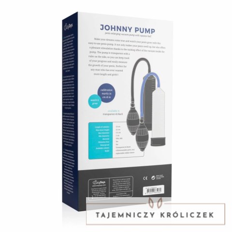 EasyToys Pompa Powietrzna z Gruszką Pomiarową Transparentna 22 cm Easytoys Men Only
