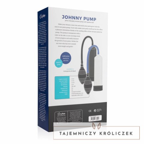 EasyToys System prożniowy z pompką do powiększania czarny 21 cm Easytoys Men Only