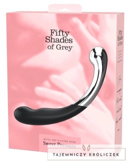 Fifty Shades of Grey Sweet Pressure - podwojna końcowka, silikon i metal Fifty Shades of Grey