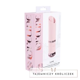 Loveline Luxe Mini Vibe F1 - Kompaktowy model do precyzyjnej stymulacji, rożowy Loveline by Shots