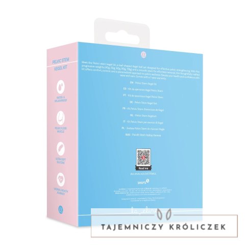Loveline Pelvic Stem Kegel Kit zestaw kulek do ćwiczeń mięśni, 5 szt. Multicolor Loveline by Shots