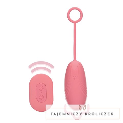 Loveline Ultra Soft Jajeczko z Pilotem Pink Arabesque - Zestaw Wibrujący Loveline by Shots