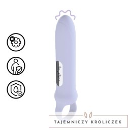 Loveline Vibrating Loop Grip Lawendowy - Kompaktowy masażer z uchwytem Loveline by Shots