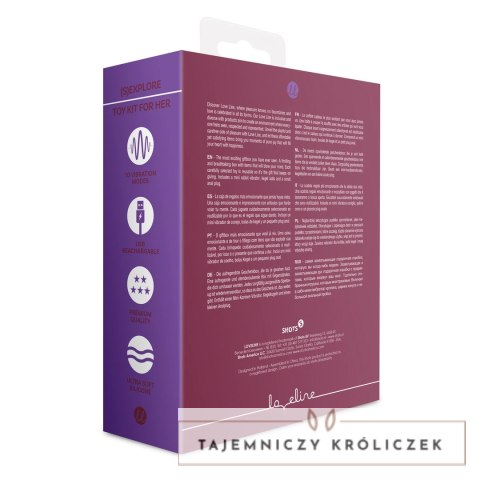 Loveline Zestaw Prezentowy 3-elementowy - Mini Wibrator, Kulki, Korek Loveline by Shots