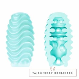 Pretty Love Fantastic Egg Turkusowy - Dwustronna Maszyna Intymna TPR PRETTY LOVE MALE