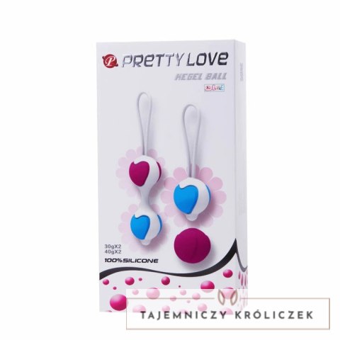 Pretty Love Hegel Ball Zestaw Kul do Ćwiczeń Mięśni - 30/40g, Silikon PRETTY LOVE FLIRTATION