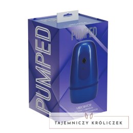 Pulsar Vibrobator Metallic Blue - System ssąco-wibracyjny, anatomiczny Pumped by Shots