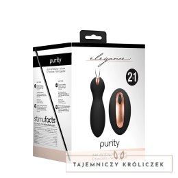 Purity F1 Zestaw Wibrujący Bezprzewodowy, 2 Silniki, Kolor Czarny Elegance by Shots