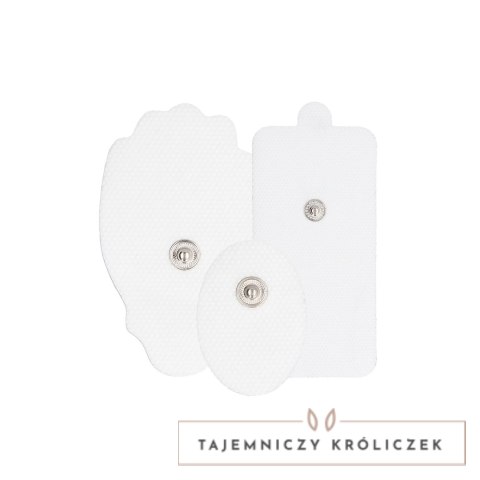 Shots Replacement Pads Zestaw 6 elektrod wymiennych 3 kształty ElectroShock by Shots