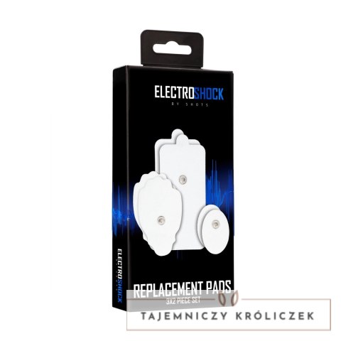 Shots Replacement Pads Zestaw 6 elektrod wymiennych 3 kształty ElectroShock by Shots
