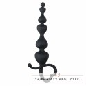 Sinner Gear Serce Koraliki Intymne Czarny Silikon 19 cm Easytoys Anal Collection