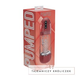 SonicPull Multimedialna Pompa Wibracyjna z Funkcją Ssania Metallic Red Pumped by Shots