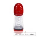 SonicPull Multimedialna Pompa Wibracyjna z Funkcją Ssania Metallic Red Pumped by Shots